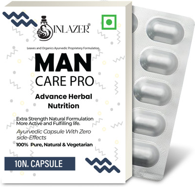 inlazer Man Care Wellness Power Capsule For Men ` Provides Calm, Relaxation More Energy(10 Capsules)