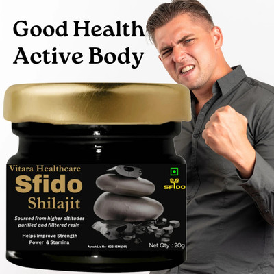 Vitara Healthcare Shilajit Liquid | Shilajit Resin Boost Immunity(20 g)