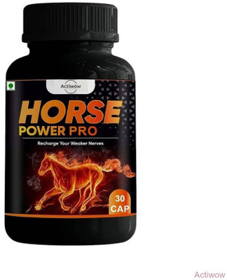 ACTIWOW Horse Power Pro Capsule Recharges energy & builds confidence CR63FD(30 Capsules)