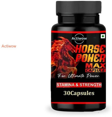 Horse Power Max Capsules Strength-Driven Formula for Daily Stamina X09(30 Capsules)