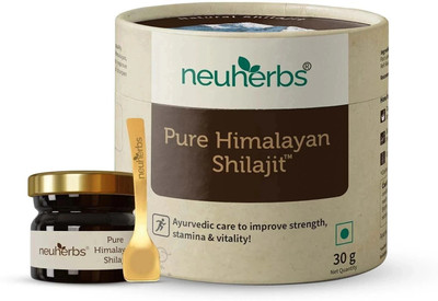 Neuherbs Pure Himalayan Shilajit Resin -30g (For Improving Strength, Stamina & Vitality)(30 g)