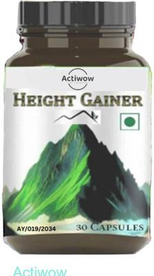 ACTIWOW Height Gainer Capsules for Optimal Height and Bone Growth(30 Capsules)