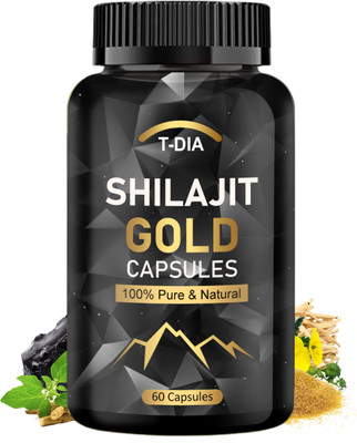 T-DIA Shilajit Gold Capsules For Men(60 Capsules)