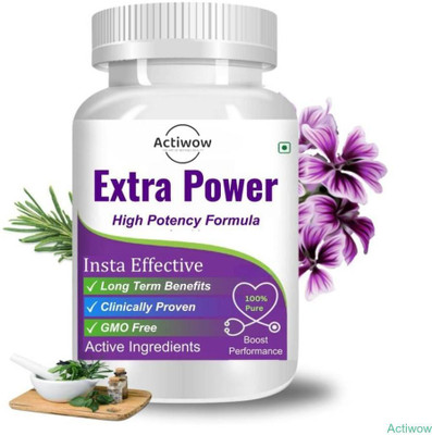 ACTIWOW Extra Power Capsules - Better Days Start Here(30 Capsules)