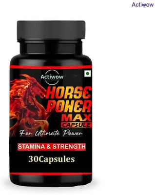 Horse Power Max Capsules Mindful Energy for the Conscious Man X09(30 Capsules)
