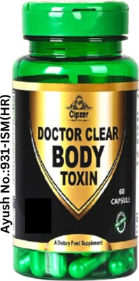 CIPZER Doctor Clear Body Toxin Solution – A Natural Detox for Enhanced Health(60 Capsules)