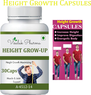 visalak pharma Height Grow-Up Speed Fit cap-sules (30 tab-lets)(30 Capsules)