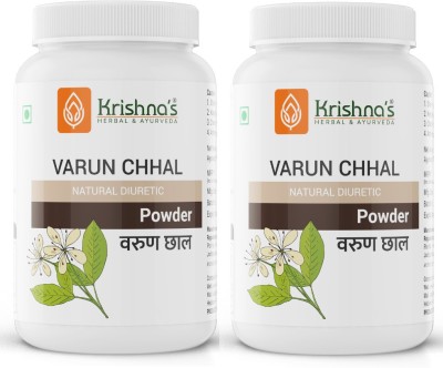 Krishna's Herbal & Ayurveda Varun Chal (Crateva religiosa) Powder | Strength Vitality and Stress Management | Pure Ayurvedic and Herbal | No Side Effects | Pack of 2 | 100g Each(Pack of 2)