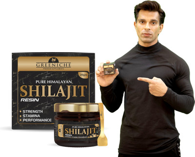 Greeniche Himalayan Shilajit Resin for Performance| Strength, Power & Stamina|20g(20 g)