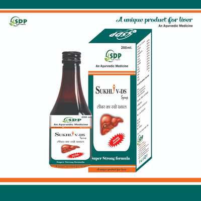 SukhDarshan DS syrup - healthy liver tonic with herbal, for improved digestion (200 ml)(200 ml)