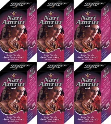 DEE INDIA HERBALS Nari Amrut Malt Herbal Tonic For Faminine Beauty & Health (400 Gm)(Pack of 6)