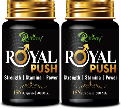 Riffway Royal Push _ Herbal Formula Stamina Capsule For Better Strength(Pack of 2, 30 Capsules)