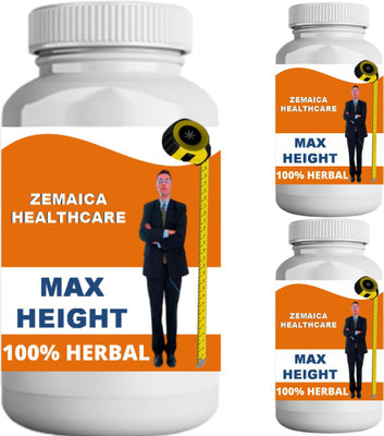 Vitara Healthcare max height plain flavor pack of 3(Pack of 3, 0.3 kg)