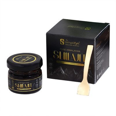 Simplifyn Pure Himalayan Shilajit for Energy, Vitality, Immunity & Strength - 20 Gm(20 g)