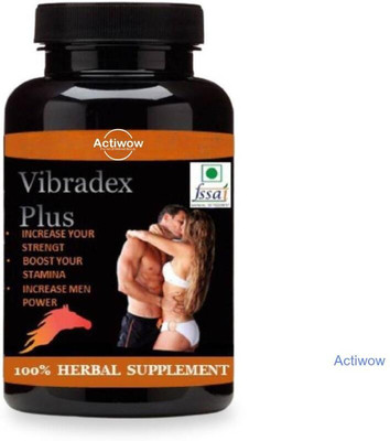 ACTIWOW Vibradex Plus Capsule Boost Your Strength Naturally I09(30 Capsules)