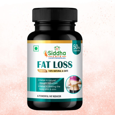 Siddha cure Natural Fat Loss Formula Capsules with Herbal Extracts for Slim Body(50 Capsules)