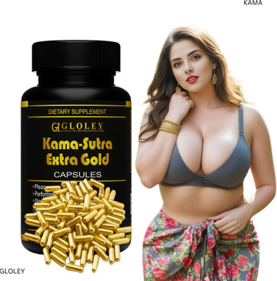 Kama Sutra Extra Gold Capsule – Natural Vitality Booster for Men(60 Capsules)
