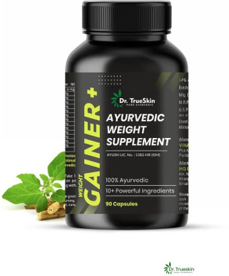 Dr.TrueSkin Weight Gainer+ Capsules Herbal Nourishing Support 90CAPS(90 Capsules)