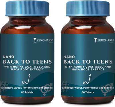 ZEROHARM BACK to TEEN(Pack of 2, 120 Tablets)