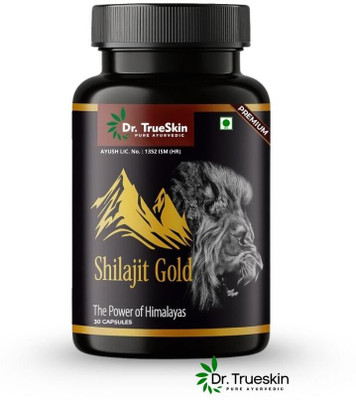 Dr.TrueSkin Shilajit Gold Men’s Power Boost 30 Veg Capsules(30 Capsules)