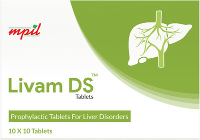 mpil Livam DS Tablet Liver Support Supplement & Liver Detox Improves Digestion(20 Tablets)