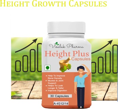 visalak pharma Height Plus Ayurvedic tablets InCrease Height & Bone Density