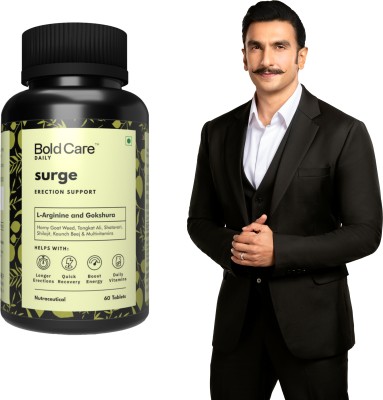 Bold Care Surge L-Arginine Gokshura Horny Goat Weed Energy Booster Supplements For Men