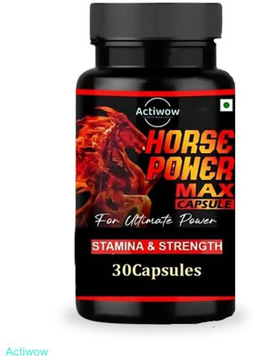 Horse Power Max Capsules Designed for Men, Powered by Nature X09(30 Capsules)