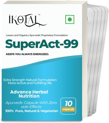 IKOTAL Super Act Wellness Power Capsule For Men \ Relieves Stress, Tiredness & Fatigue(Pack of 5)