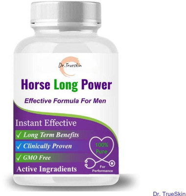 Dr.TrueSkin Horse Long Power Capsule & Oil With Reviving Power Formula(30 Capsules)