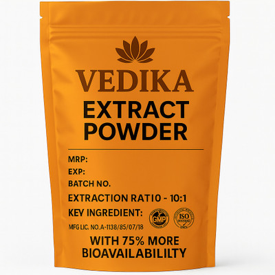 VEDIKA Organic Ginseng Root Extract Powder Pack of 100 Gram.(100 g)