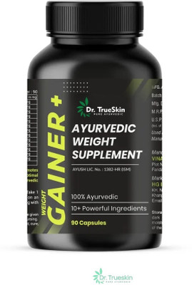 Dr.TrueSkin Weight Gainer+ Capsules for Muscle & Power Growth(90 Capsules)