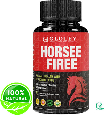GLOLEY Horse Selective Orignal Capsule With Fire Stamina Care Tablets(60 Capsules)