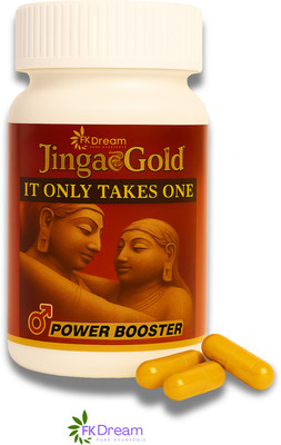 Fkdream Jinga Gold Booster - Bolster Your Confidence, Feel Ready for Any Challenge(30 Capsules)