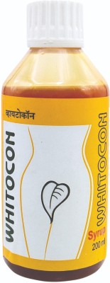 UJWALA AYURVEDASHRAM Whitocon Syrup, Leucorrhoea medicine,Harmonal Balance,For PCOS,Irregular periods