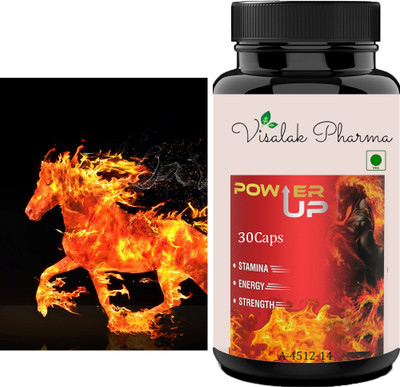 visalak pharma Power Up Capsules For Maximum Strength Boost Confidence(30 Capsules)