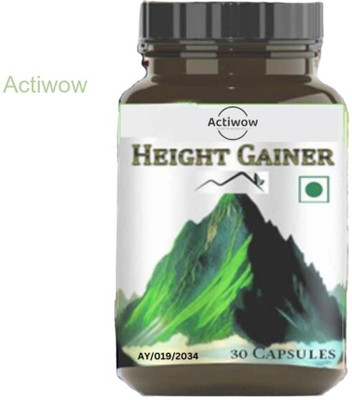 ACTIWOW Height Gainer Capsules for Natural and Safe Growth(30 Capsules)