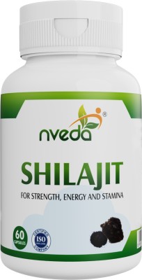 Nveda Shilajit 500 mg - Boosts Strength, Increases Stamina & Immunity