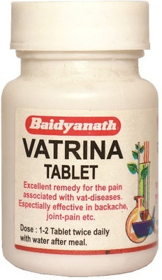 Baidyanath Vatrina Tablet 50 Tablets For Joint Pain & Backache(50 Tablets)
