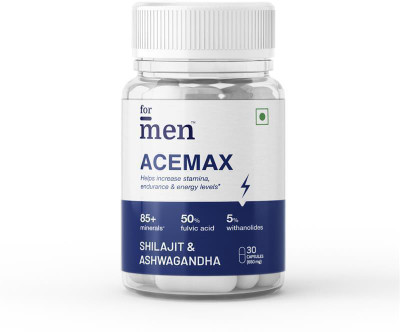 Formen Shilajit + Ashwagandha Tablet For Men| Improve Immunity(30 Tablets)
