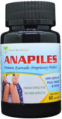 Nirmal Bio Herbal Anapiles Ayurvedic Capsules for Piles, Fissure and Fistula(30 Capsules)