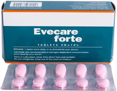 H D C EVECARE FORTE TABLET - Reduces Intimate Conditions(Pack of 6, 60 Tablets)