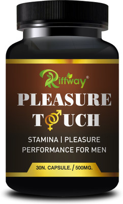 Riffway Pleasure Touch _ Herbal Supplement Stamina Capsule For Better Strength(30 Capsules)