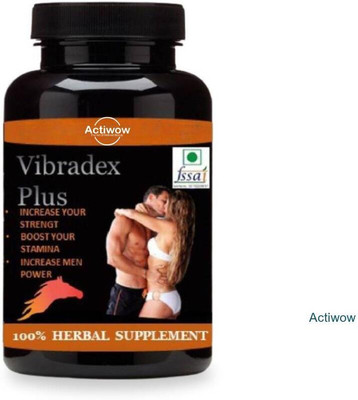 ACTIWOW Vibradex Plus Capsule Recharge & Rejuvenate Naturally I09(30 Capsules)