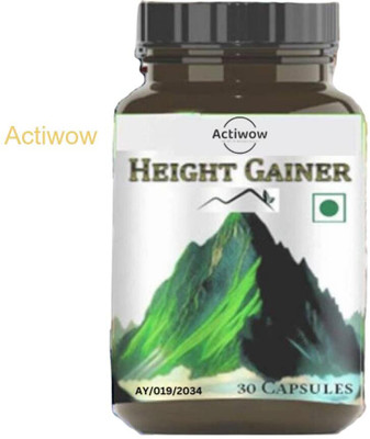 ACTIWOW Height Gainer Capsule for Improving Posture and Growth(30 Capsules)