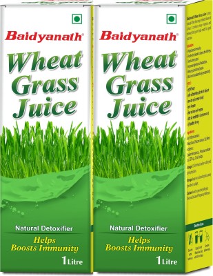 Baidyanath Wheatgrass Juice 1 L ( Pack of 2) – Natural Detoxifier(Pack of 2)