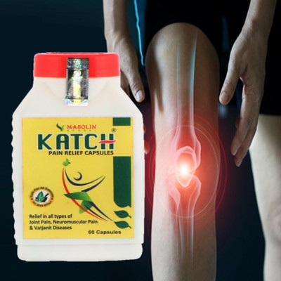 Masolin Herbal Katch - Ayurvedic Pain Relief Capsules 60Cap Capsules(60 Units)