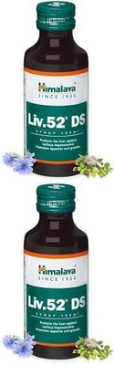 HIMALAYA Liv-52 ds syrup 100ml Pack of 2(Pack of 2, 100 ml)