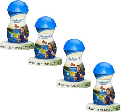 mushroom ad Mushroom AD Soup Powder Pack of 4(Pack of 4, 400 g)