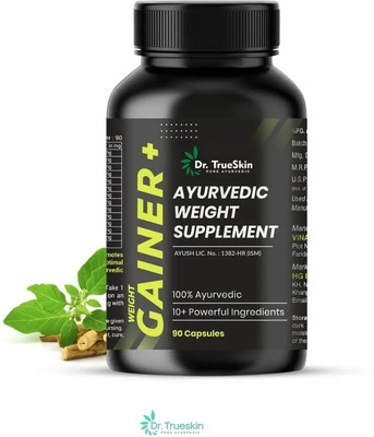 Dr.TrueSkin Weight Gainer+ Capsules Herbal Stamina Enhancer 90CAPS(90 Capsules)